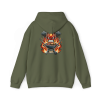Grillmaster Hoodie – Flame Badge Front + Demon BBQ Back